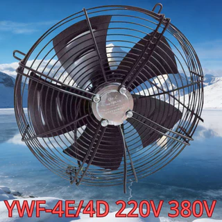 YWF-4E/4D Series พัดลมโรเตอร์ภายนอก 220V / 380V สําหรับเก็บความเย็นและอุปกรณ์อุตสาหกรรม – ประเภทการดูด ขนาด 250S / 300S / 350S / 400S