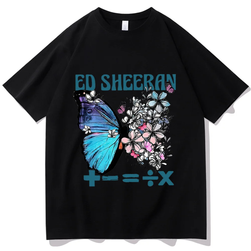 ฤดูร้อน Ed Sheeran เสื้อคณิตศาสตร์ Tour เสื้อ Ed Sheeran Merch Ed Sheeran พัดลมของขวัญผู้หญิง O-คอแข