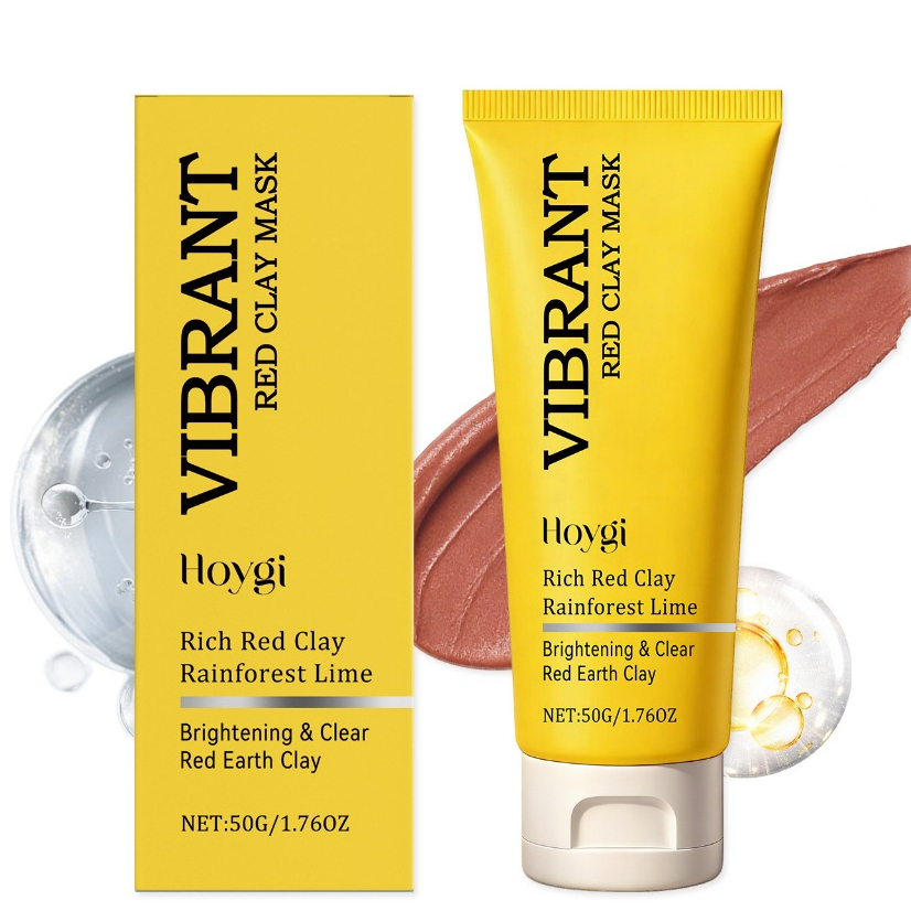 Hoygi Red Clay Mask - มาส์กหน้าทําความสะอาดรูขุมขนลึก 1.76oz