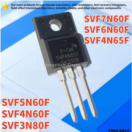 1-5PCS SVF5N60F TO-220 5N60 SVF6N60F 6N60 SVF4N60F 4N60 SVF3N80F 3N80 SVF4N65F 4N65F 4N60 SVF7N60 ทร