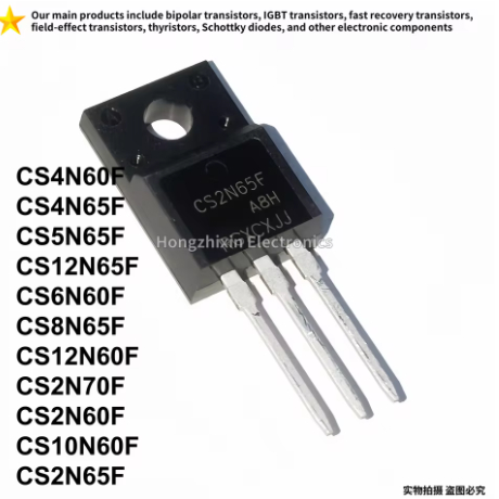 1-5PCS ใหม่ CS4N60F CS4N65F CS5N65F CS12N65F CS6N60F CS8N65F CS12N60F CS2N70F CS2N60F CS10F CS2N65F 