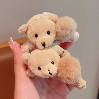 กิ๊บรูปหมีสำหรับผู้หญิง ดีไซน์การ์ตูนน่ารัก