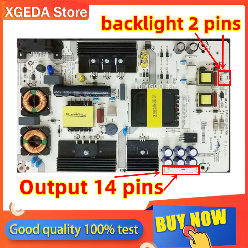 การทดสอบที่ดีใช้ได้กับบอร์ดจ่ายไฟ Hisense LED43M5000U 50EC520UA 49EC550UA RSAG7.820.6666 ใช้งานได้ดี