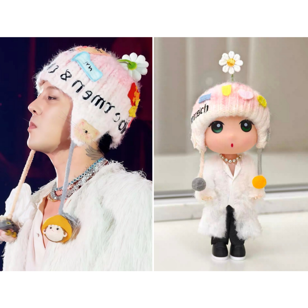 G-dragon same style doll hand action figure pendant ตุ๊กตาสไตล์เดียวกันจี้แอ็คชั่นมือของขวัญวันเกิดต