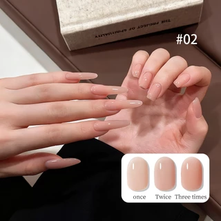 XEIJAYI 15ml - ยาทาเล็บเจลสีชมพูนู้ดดอกซากุระใหม่ เหมาะสำหรับทำเล็บเองที่บ้าน