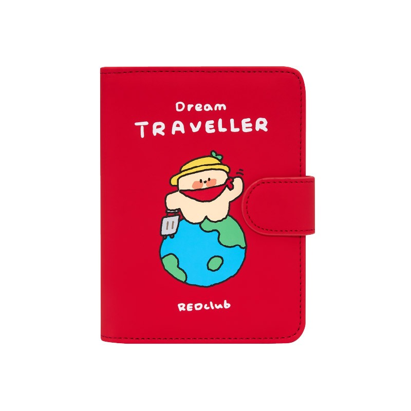 Rednote Dream Traveller Passport Holder & Card Wallet แบบพกพา และ Multi-Functional Boarding Pass & T