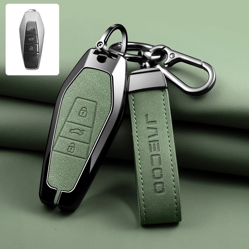 [คลังสินค้าพร้อม] เปลือกเคสกุญแจรถสําหรับ Chery JAECOO 6 EV Chery ICAR03 Jaecoo J6 หนังโลหะผสมคุณภาพ
