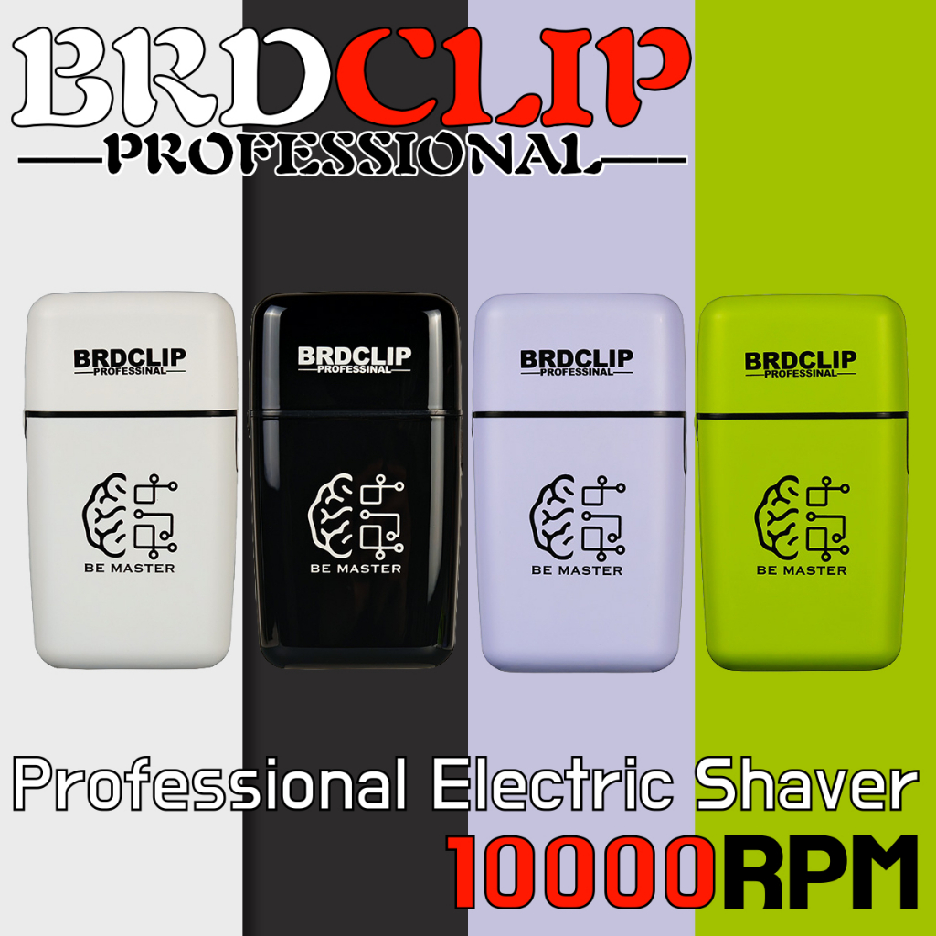 Brdclip FA1R Professional เครื่องโกนหนวดไฟฟ้ามีดคู่เครือข่าย 8000RPM ผู้ชายผม Trimmer ร้านตัดผม Salon Hair Clipper 1200mAh