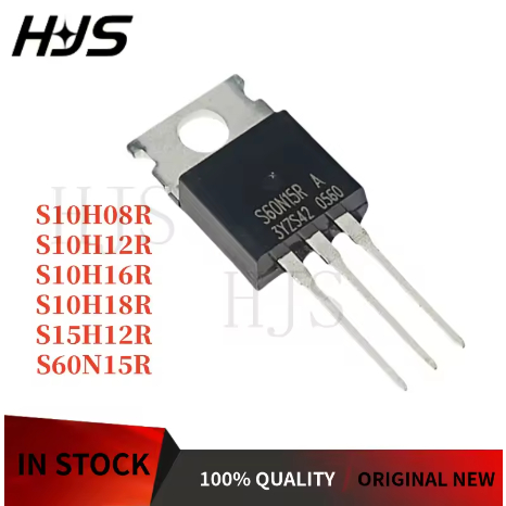 1-5PCS ยี่ห้อใหม่ S10H08R S10H12R S10H16R S10H18R S15H12R S60N15R TO-220 MOSFET ทรานซิสเตอร์ในสต็อก