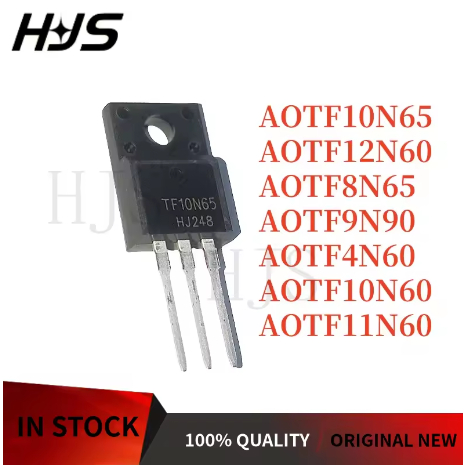 5PCS AOTF8N65 TF8N65 AOTF10N60 TF10N60 TO-220F AOTF4N60 TF4N60 AOTF9N90 TF9N90 AOTF10N65 TF10N65 TF1