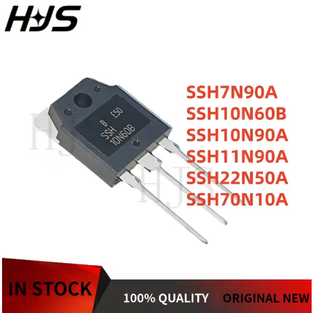 1-5PCS ใหม่ SSH11N90A SSH10N90A SSH10N60B SSH70N10A SSH22N50A SSH7N90A TO-3P MOSFET ทรานซิสเตอร์