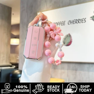 สีชมพู CHERY Jaecoo J5 EV เคสกุญแจรีโมทรถยนต์ โปร่งใส Jaecoo J5 EV พวงกุญแจรถ