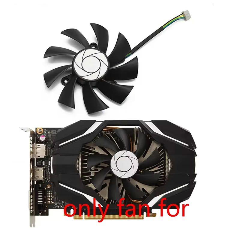 85 มม.HA9515H12SF-Z 12V 0.45A GTX 1060 GPU Cooler สําหรับ MSI GTX 1060 ITX OC 6G GTX950 R7 360 2GD5 