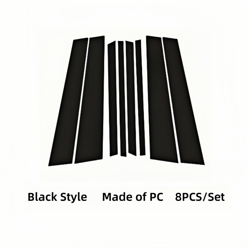 8 ชิ้น/เซ็ต BMW 2000-2025 BMW X5 E70 E71 G05 หน้าต่างคอลัมน์กลางสติกเกอร์ป้ายตกแต่ง B คอลัมน์สติกเกอ