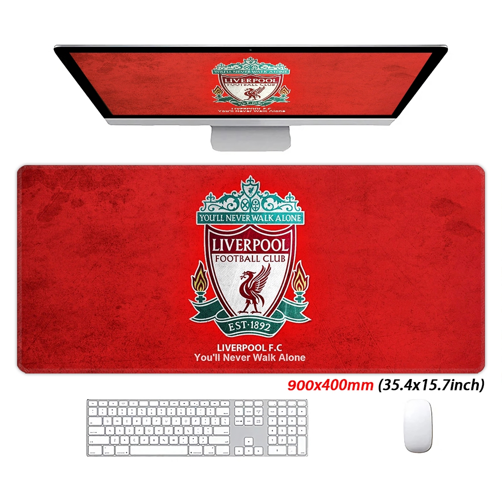 แผ่นรองเมาส์ Liverpool Series 02 แผ่นรองเมาส์ส่วนบุคคล แผ่นรองเมาส์ขนาดใหญ่ Gaming Extended Desk Mat