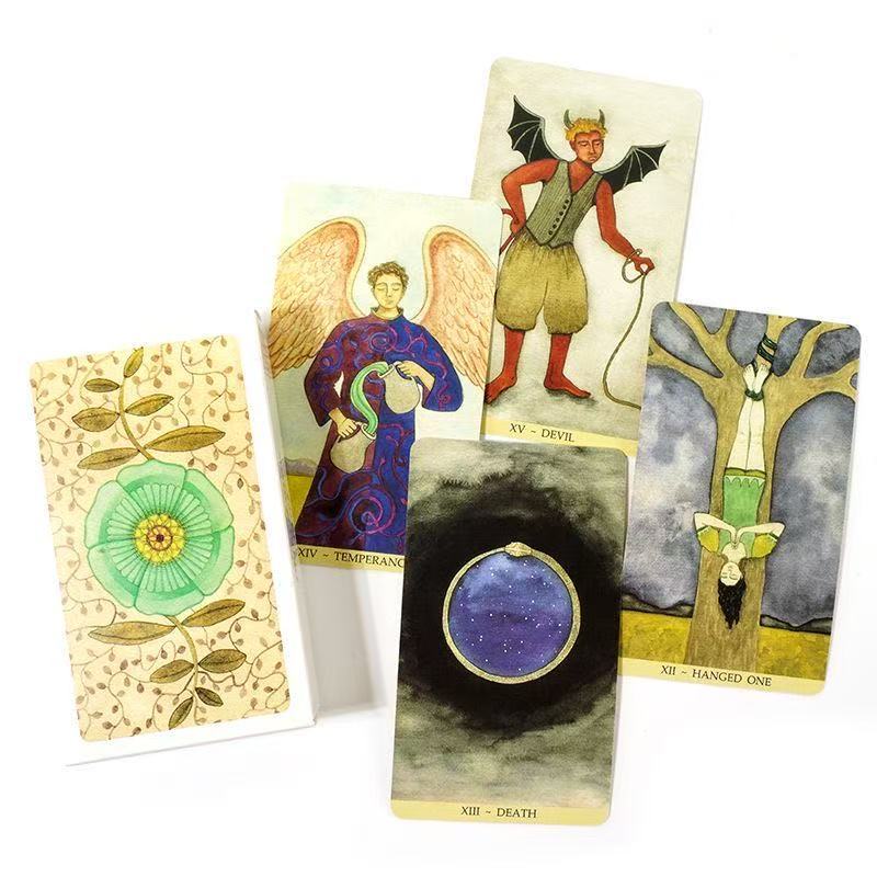 [คลังสินค้าพร้อม] 10.3 * 6 ซม.Mara Lunne Tarot Mara Lunne Tarot Decks เกมกระดานภาษาอังกฤษการ์ดเกม