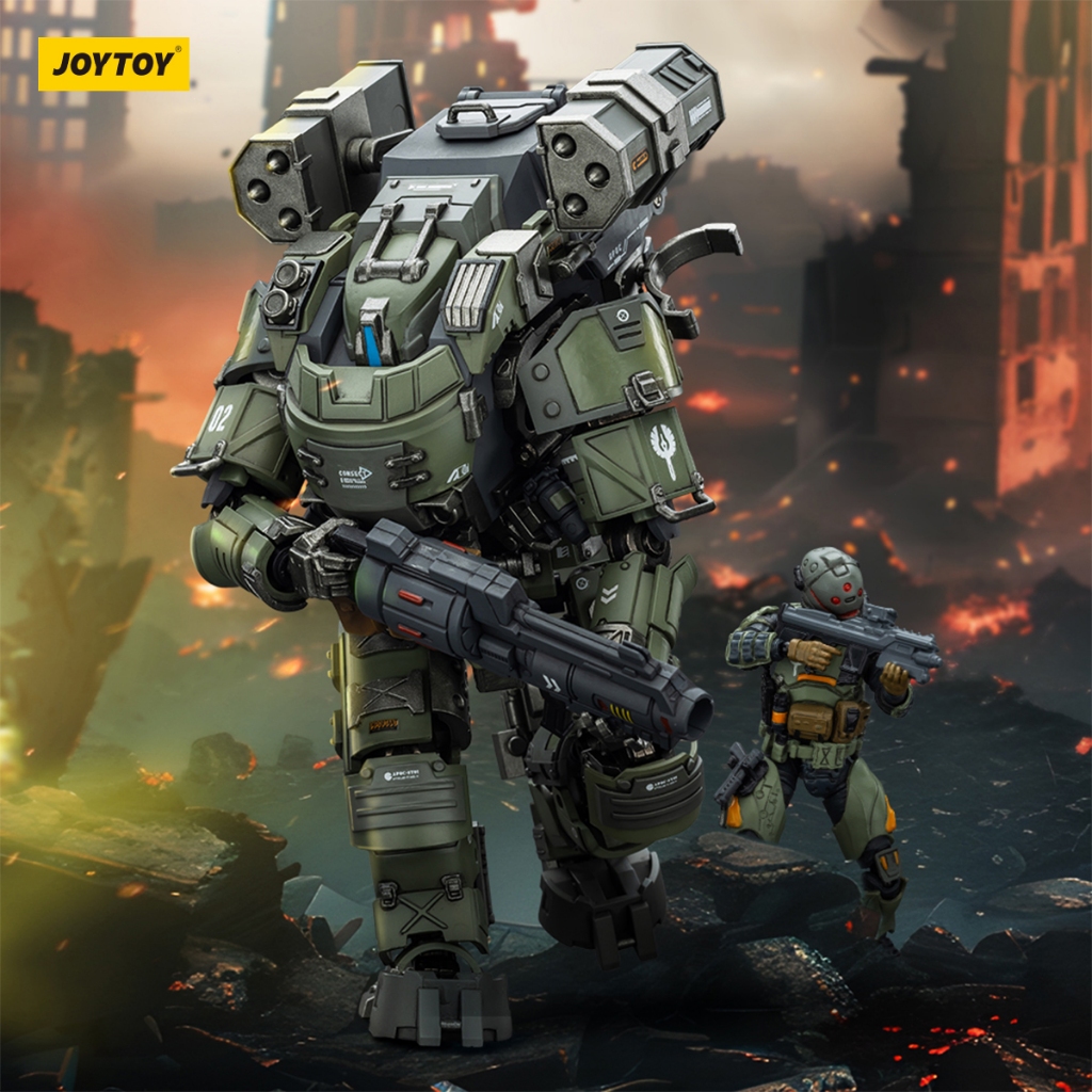 HIPLAY JOYTOY 1/25 APOC Series Storm Tempestus Fire Support Type Mecha Assembly Model Kits