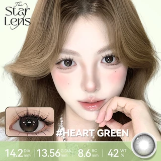 Starlens คอนแทค 10 ชิ้น /5 คู่ คอนแทคเลนส์รายวัน เลนส์สีม่วง DIA14.2-14.5 มม. ตาโต เลนส์สายตาสั้น (0.0~-8.0)