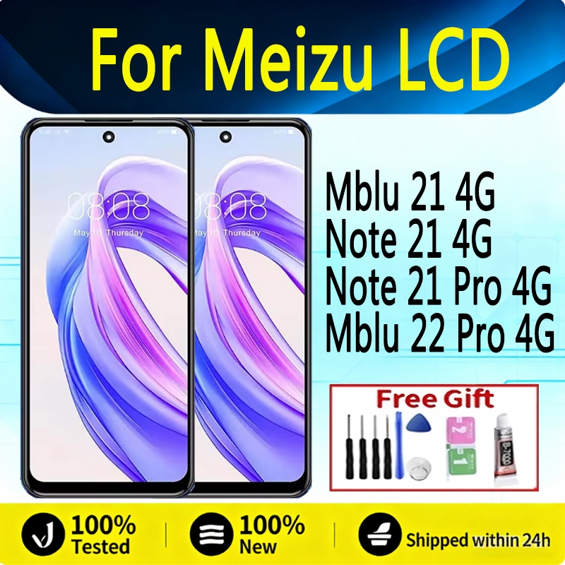 สําหรับ Meizu Mblu 21 4G Mblu 22 Pro 4G หมายเหตุ 21 หมายเหตุ 21 Pro 4G จอแสดงผล LCD หน้าจอสัมผัสเปลี