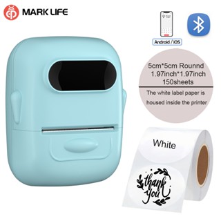 Marklife P50 เครื่องพิมพ์ฉลากความร้อนเครื่องพิมพ์ฉลากขนาดเล็…