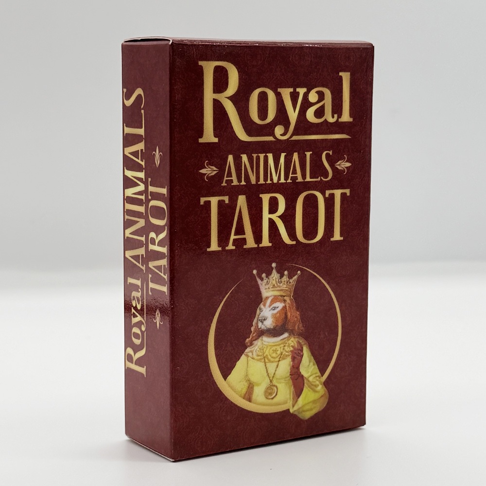 Royal Animals Tarot Deck Card Games 10x6 cm ไม่มีคู่มือ