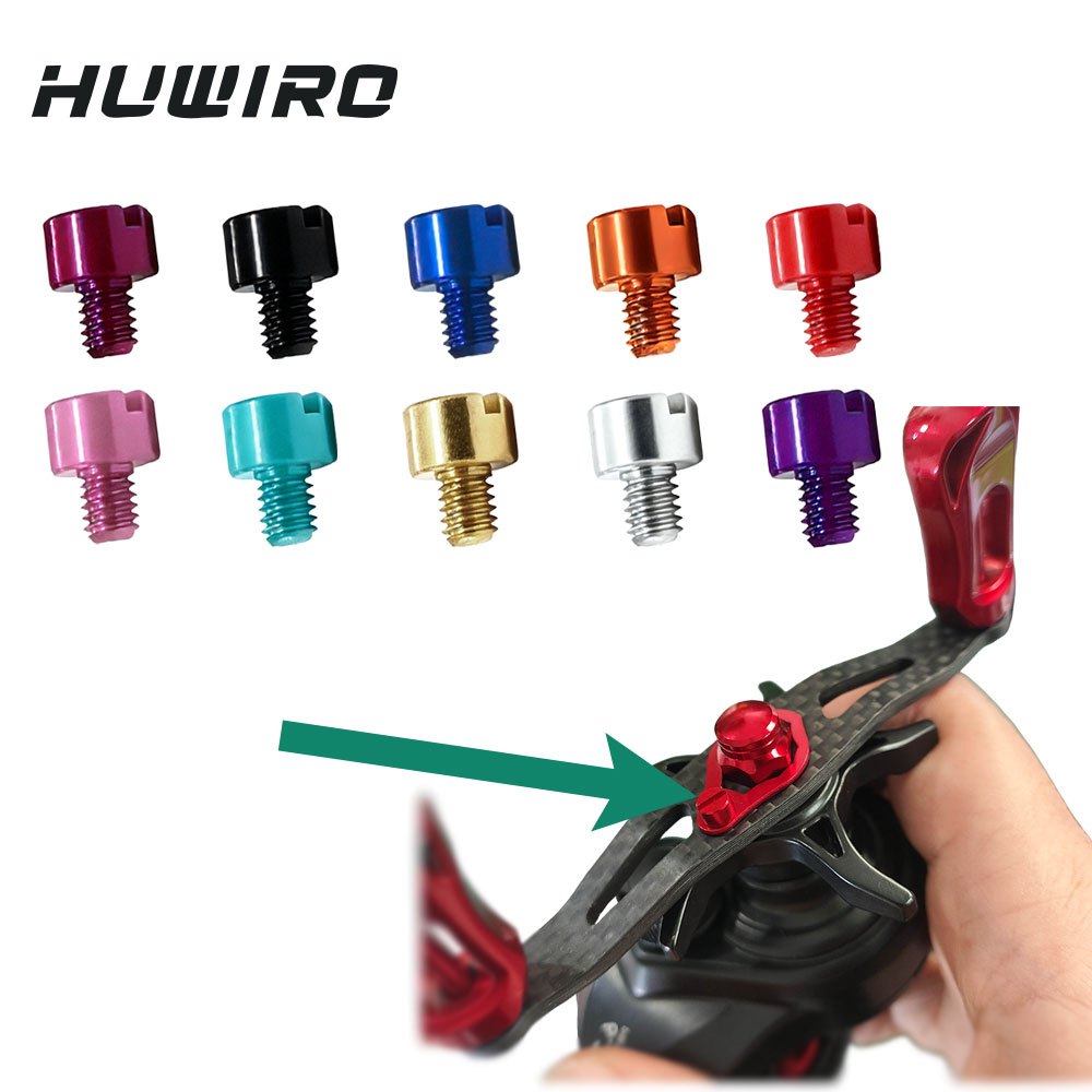 Baitcasting Reel Handle Nut Retainer สกรูล็อคสำหรับการซ่อมและดูแลอุปกรณ์ตกปลา