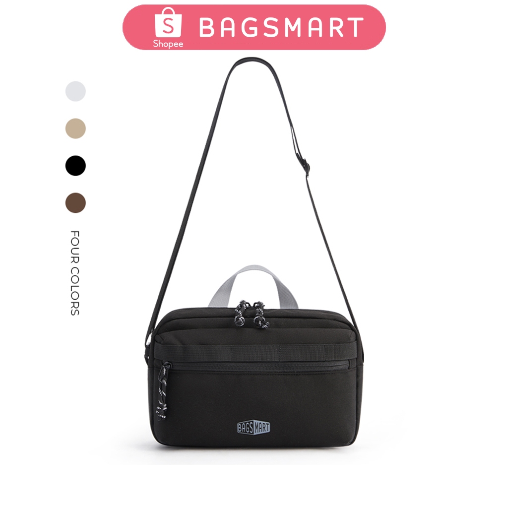 BAGSMART กระเป๋าสะพายข้างสําหรับทั้งชายและหญิงสําหรับกระเป๋าสะพายไหล่กันน้ําความจุขนาดใหญ่เฉพาะทุกวั