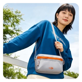 BAGSMART กระเป๋าสะพายข้างสําหรับทั้งชายและหญิงสําหรับกระเป๋าสะพายไหล่กันน้ําความจุขนาดใหญ่เฉพาะทุกวัน