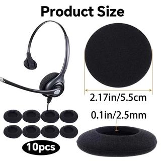 5 คู่ ฝาครอบหูฟัง แผ่นฟองน้ําครอบหูฟัง ฟองน้ำหูฟัง แบบเปลี่ยน สําหรับ foam earphone covers ปลอกโฟม