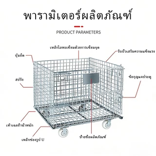 KING GLOBAL กรงเก็บของทนทานทนทานการเพิ่มประสิทธิภาพพื้นที่ Facilitate Cargo Turnover ที่เก็บของที่มีประสิทธิภาพ