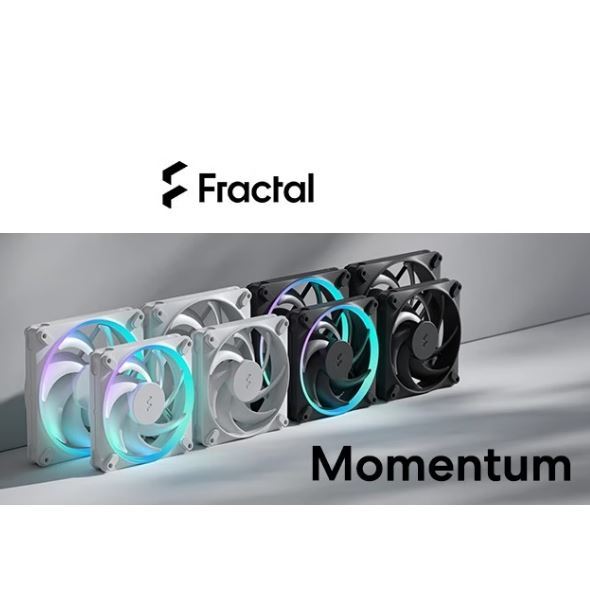Fractal Design Momentum พัดลมเคส 120 มม./140 มม. PWM ARGB