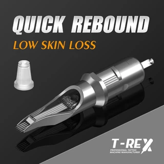 T-Rex 20 ชิ้นอุปกรณ์สัก RL RS RM M1 ตลับหมึกสักปลอดเชื้อแบบใช้แล้วทิ้งสําหรับ LOS Grip เครื่อง