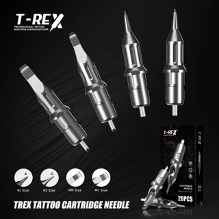 T-Rex 20 ชิ้นอุปกรณ์สัก RL RS RM M1 ตลับหมึกสักปลอดเชื้อแบบใช้แล้วทิ้งสําหรับ LOS Grip เครื่อง
