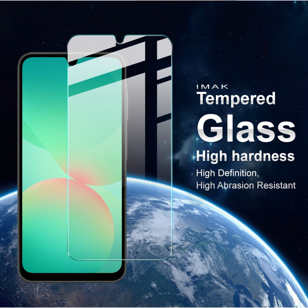 Imak Samsung Galaxy A27 5G ฟิล์มกระจกนิรภัย 9H ฟิล์มกันรอยหน้าจอโทรศัพท์ป้องกันการระเบิด