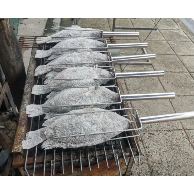 [🚚บริการจัดส่งทั่วประเทศ]ที่ย่างปลาสแตนเลส สแตนเลสเกรดดีไม่เป็นสนิม ย่างปลานิล ปลาทับทิม อุปกรณ์ย่างปลา ที่ย่างปลาเผา - รูปที่ 5