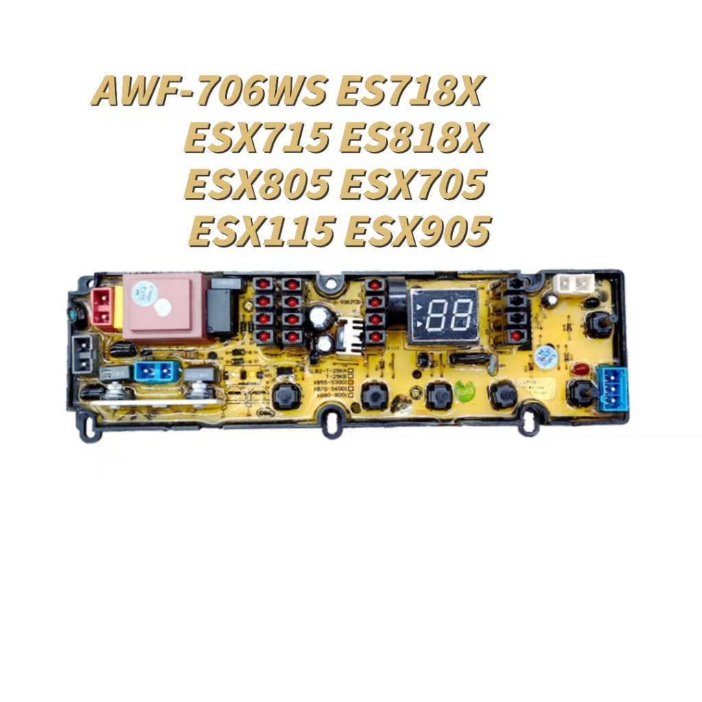 100% ใหม่เครื่องซักผ้า AWF-706WS ES718X ES818X ESX715 ESX705 ESX805 ESX905 ESX115 PCB