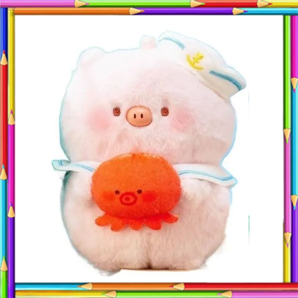 Sweet Baby Piggy Sweet Baby Aquarium Series ตุ๊กตาผ้ากํามะหยี่ ตุ๊กตาฟิกเกอร์