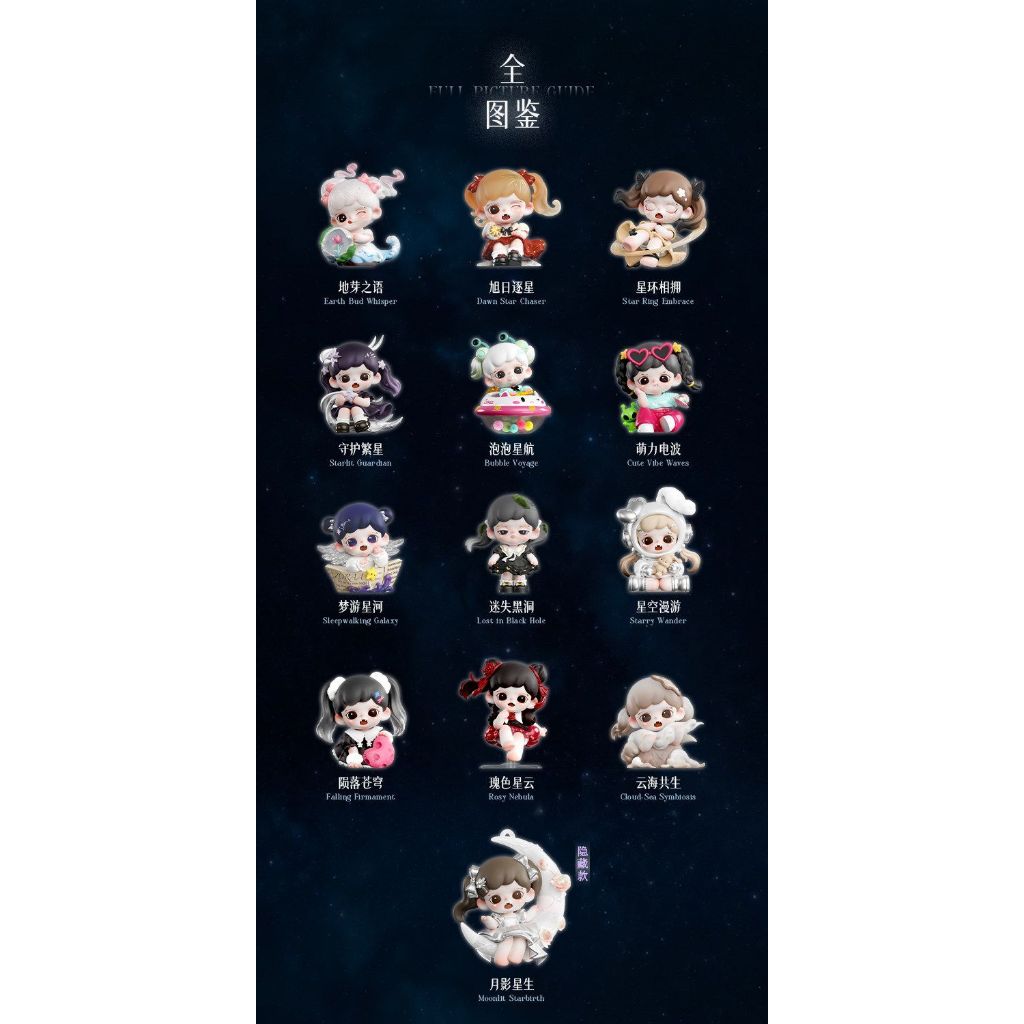 [tnt] Baby Zora Sister Memory Galaxy Series รูปปริศนากล่องตกแต่งของขวัญ