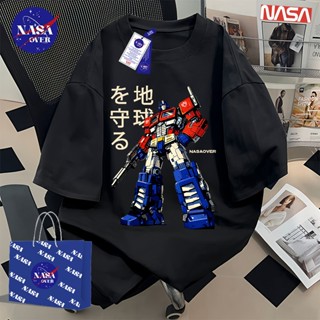 【จัดส่งตลอด 24 ชั่วโมง】🔥NASA แบรนด์แฟชั่น ฤดูร้อน ลายหุ่นยนต…