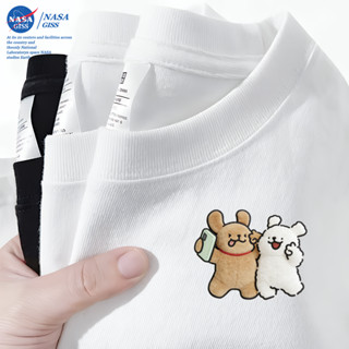 NASA เสื้อยืดชายหญิงแขนสั้น สไตล์ลำลอง summer ถ่ายรูปด้วยกัน…