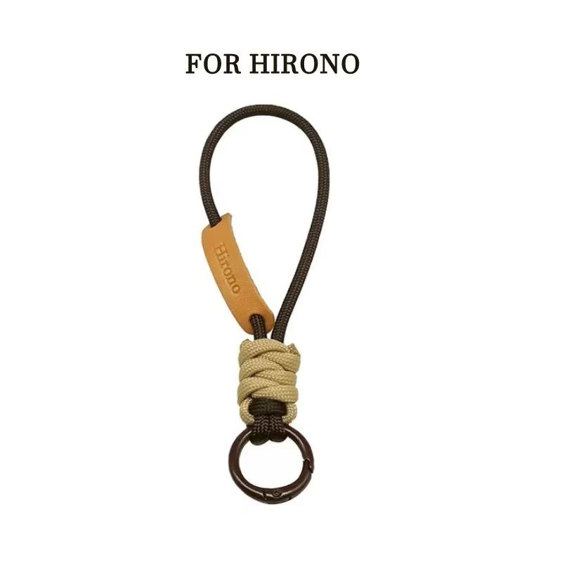 FOR HIRONO Two-Tone Spliced Leather Keychain Lanyard - Premium Anti-Lost Portable Accessory for Doll