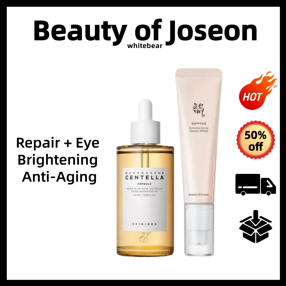 5.5[Beauty of Joseon] Ginseng Rejuvenating Eye Cream 30 ml & Skin1004 Madagascar Centella 100ml/Repa
