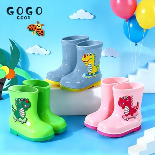 รองเท้ากันลื่นและกันน้ำในรูปแบบไดโนเสาร์ สำหรับเด็กอายุ 2-11…