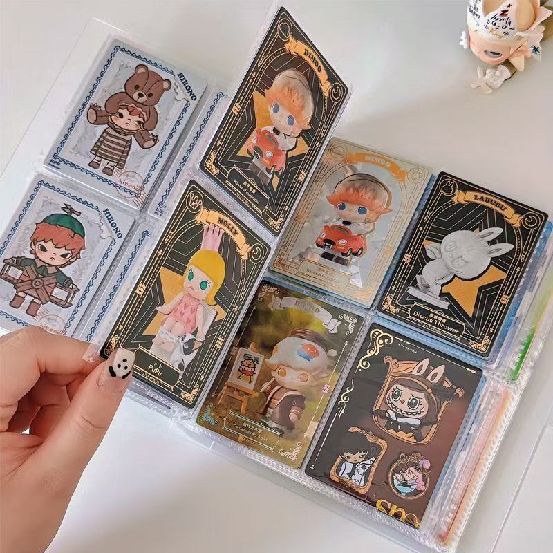 POPMART Blind Box Card Binder (4-Pocket, 160-Card Capacity) - Art & Lifestyle Blind Box ID Card Collection อัลบั้มเก็บ