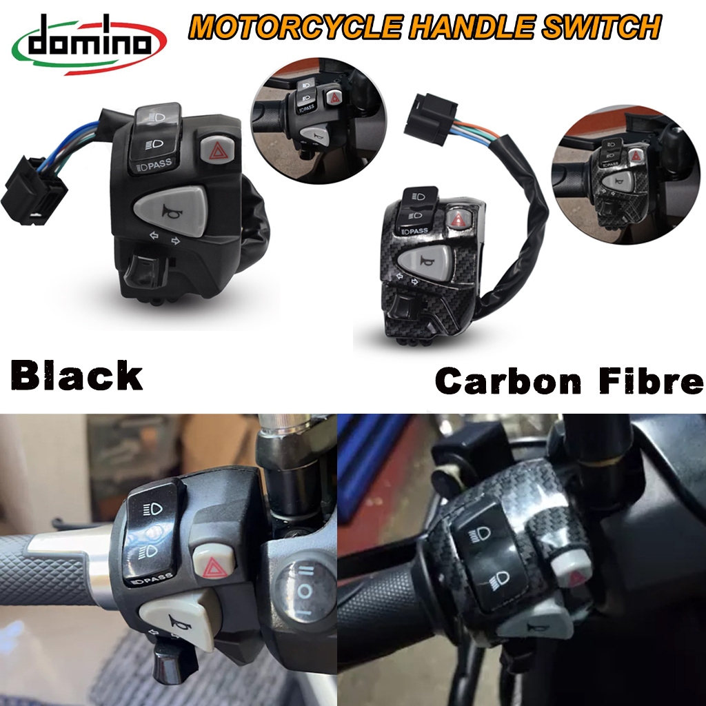 Click PCX150/160 สวิตช์แฮนด์ Domino สวิตช์แฮนด์ซ้าย ปลั๊กแอนด์เพลย์อย่างง่าย สวิตช์ที่มีความสําคัญพร้อมปุ่มฟังก์ชั่นหลายปุ่ม