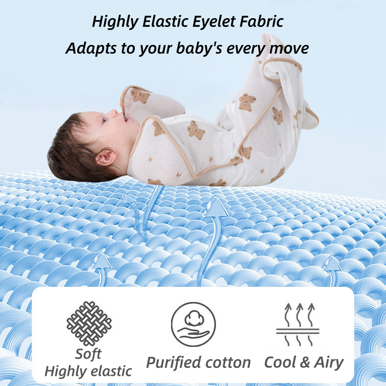 ผ้าห่อตัวเด็กซิปผ้าฝ้ายมาเลเซียสต็อก selimut bayi ผ้าห่อตัวเด็กแขนการ์ตูนเด็กซิปห่อตัวเด็กผ้าห่มถุงนอนเด็ก bedung เด็ก saiz bessar bedung ซิป kain - รูปที่ 4