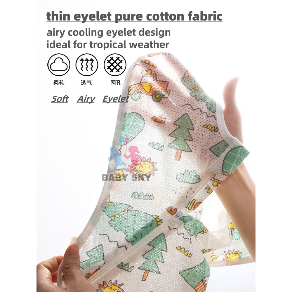 ผ้าห่อตัวเด็กซิปผ้าฝ้ายมาเลเซียสต็อก selimut bayi ผ้าห่อตัวเด็กแขนการ์ตูนเด็กซิปห่อตัวเด็กผ้าห่มถุงนอนเด็ก bedung เด็ก saiz bessar bedung ซิป kain - รูปที่ 5