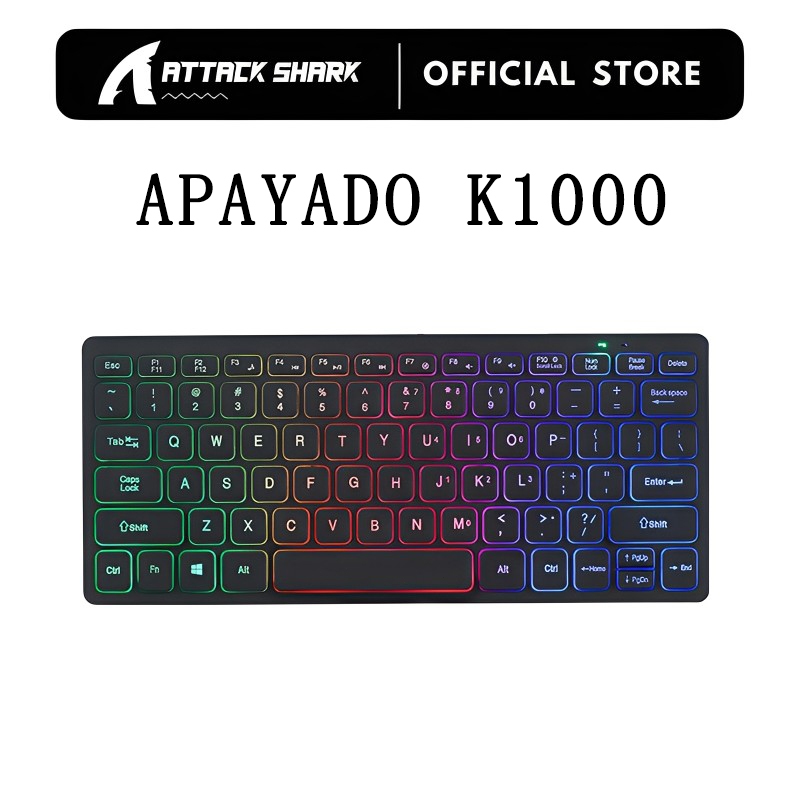 APAYADO K1000 Mini Portable Wired Keyboard - อุปกรณ์เสริมคีย์บอร์ดภายนอกในอุดมคติสําหรับแล็ปท็อปและคอมพิวเตอร์