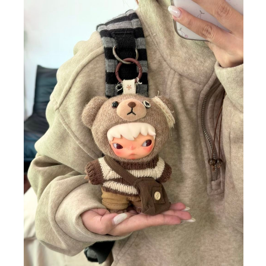 (Clothes Only) Hirono Doll Outfits - Winter Bear Sweater Set for Hirono Highway Diary Series