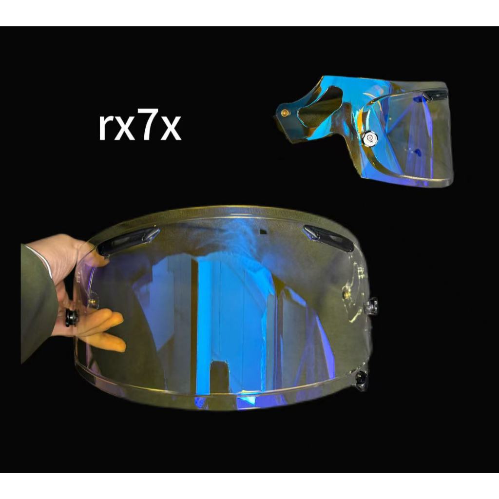 [2025ใหม่] RX7X เลนส์หมวกกันน็อคพื้นผิวตรงไฟฟ้า Adapt RX7V NEOXDVAS กระจกเลนส์หมวกกันน็อครถจักรยานยนต์ ราคา ถูกที่สุด ดีลบีเคเค แกลเลอรีภาพที่ 4